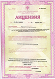 Лицензия (лицевая сторона)